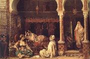 Jean-Baptiste Huysmans The Fortuneteller Sweden oil painting artist